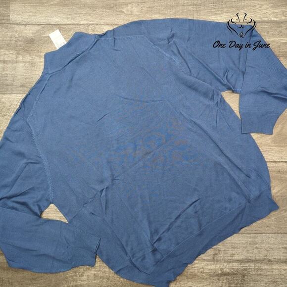 Jos. A. Bank Silk Pull Over Long Sleeve Sweater Size L - Picture 2 of 5